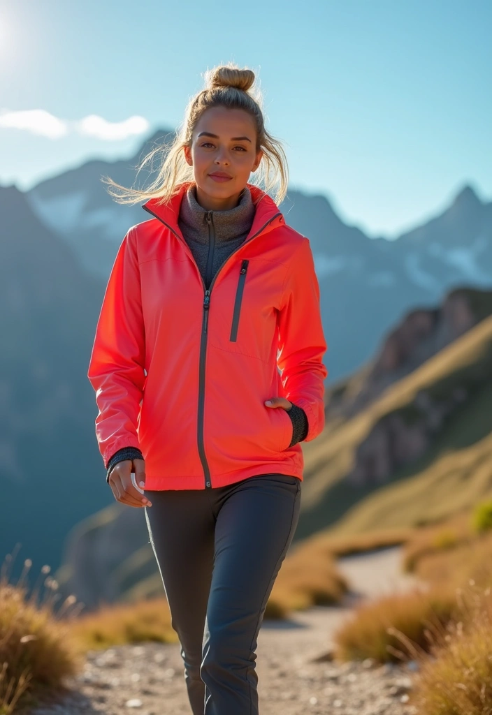 30 Very Stylish Hiking Outfits And Gear For Glamorous women. 13. Stylish Windbreakers