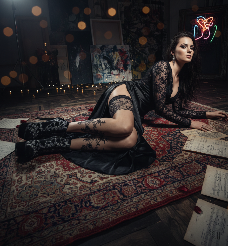 25 Captivating Stunning Female Poses That Will Spark Your Creativity (Don't Miss #8) - 20. The Artistic Floor Pose