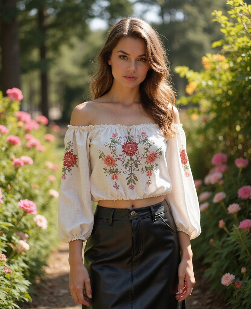 30 Very Charming Female Medievalcore Outfit Ideas That Will Leave You Breathless.  4. The Flirty Peasant Top