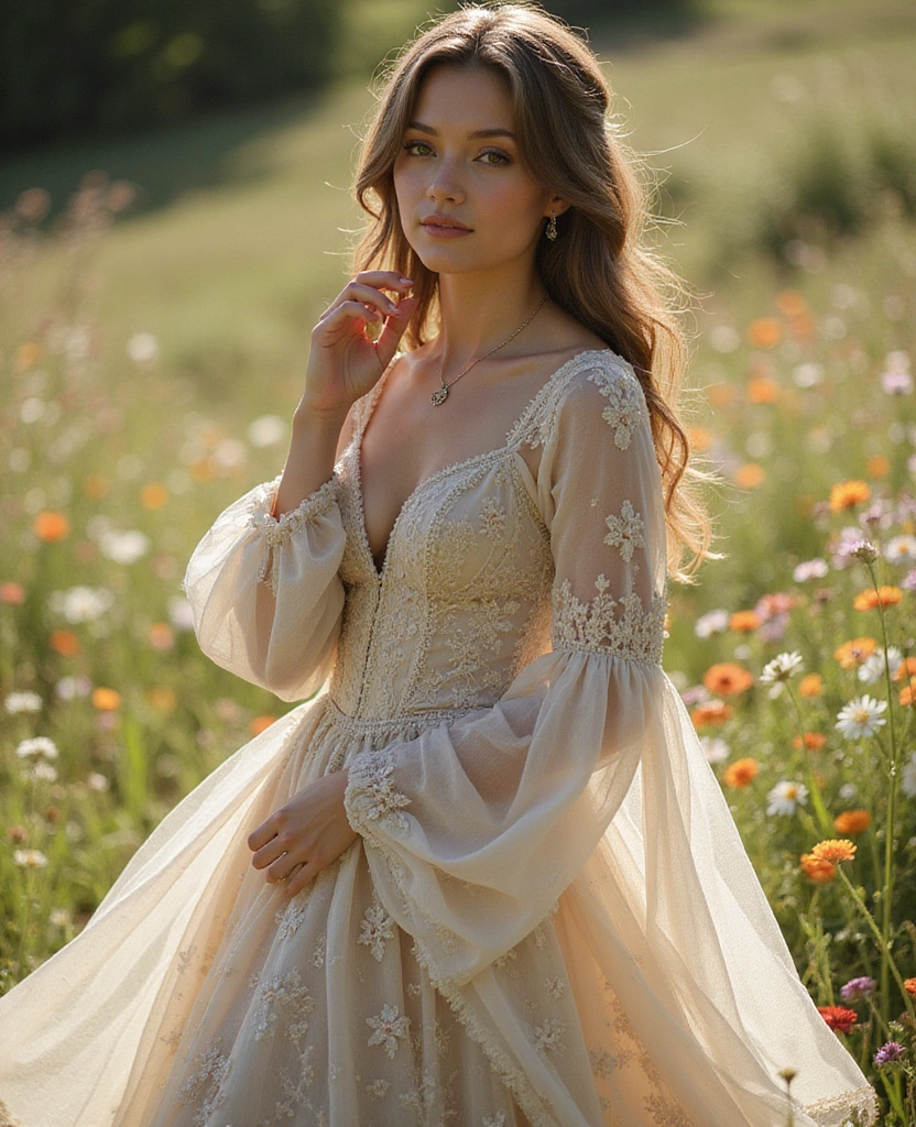 30 Very Charming Female Medievalcore Outfit Ideas That Will Leave You Breathless. 2. The Lace-Up Fantasy Gown