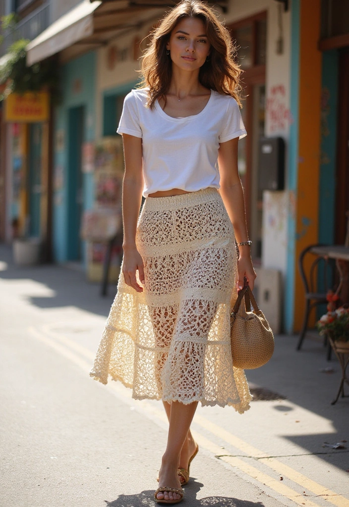 30 Enchanting Crochet Skirts to Ignite Your Inner Goddess. 18. The Practical Everyday Crochet Skirt