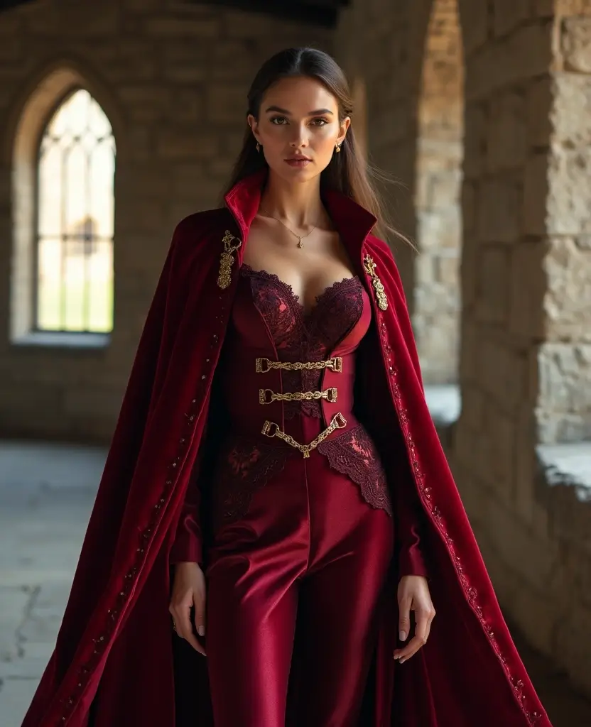 30 Very Charming Female Medievalcore Outfit Ideas That Will Leave You Breathless.  3. The Regal Velvet Cloak