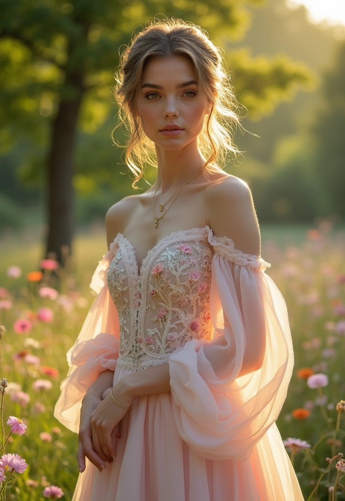 30 Very Charming Female Medievalcore Outfit Ideas That Will Leave You Breathless. 25. The Romantic Empire Waist Gown