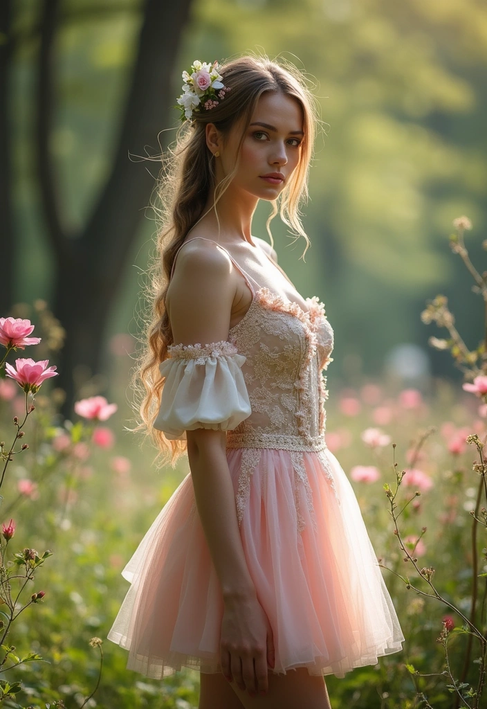 30 Very Charming Female Medievalcore Outfit Ideas That Will Leave You Breathless. 30. The Whimsical Fairy Dress