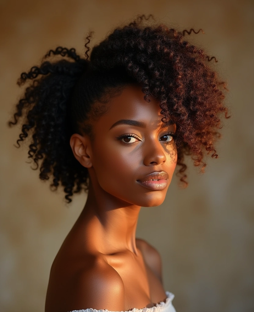 25 Trendy Natural Hairstyles for Black Women That Are Absolutely Stunning  21. Twists and Curls Hybrid