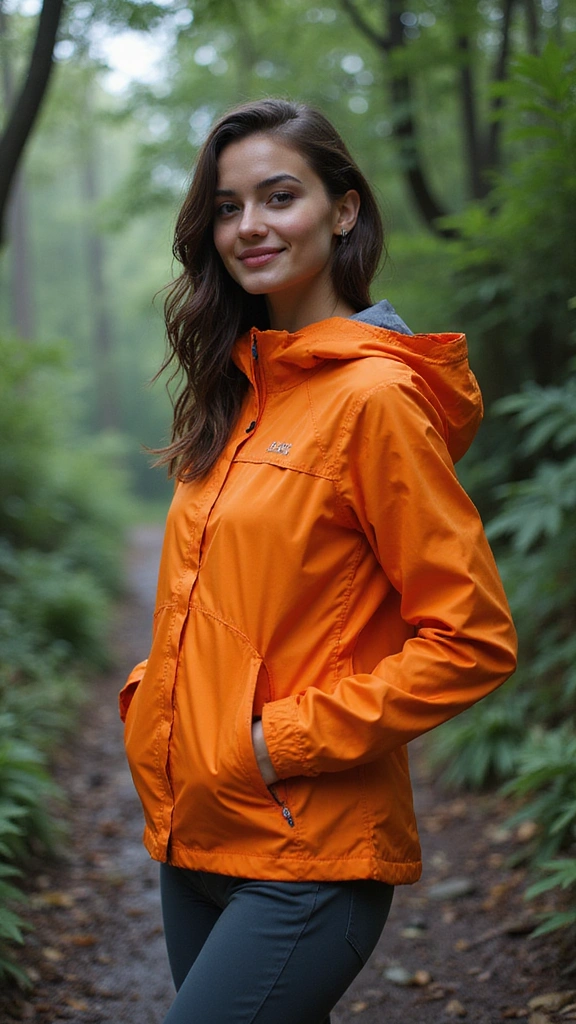 30 Very Stylish Hiking Outfits And Gear For Glamorous women. 17. Vibrant Rain Jackets