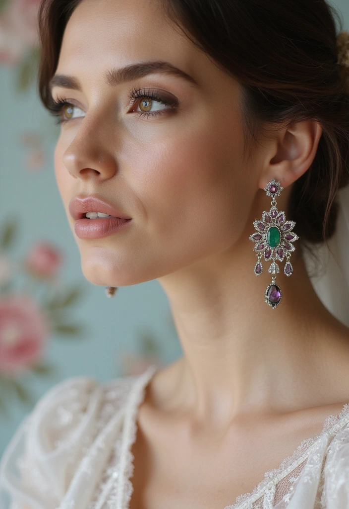 30 Modern Stunning Bridal Jewelry Ideas for a Smokin' Hot Wedding Look. 3. Vintage-Inspired Chandelier Earrings