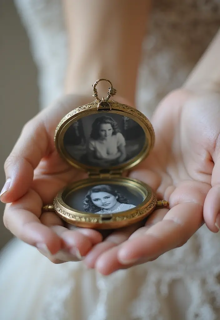 30 Modern Stunning Bridal Jewelry Ideas for a Smokin' Hot Wedding Look. 29. Vintage Lockets