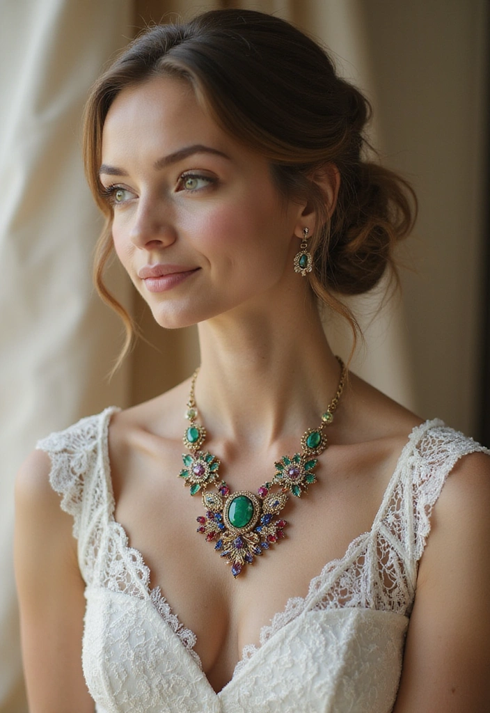 30 Modern Stunning Bridal Jewelry Ideas for a Smokin' Hot Wedding Look. 9. Vintage Brooches