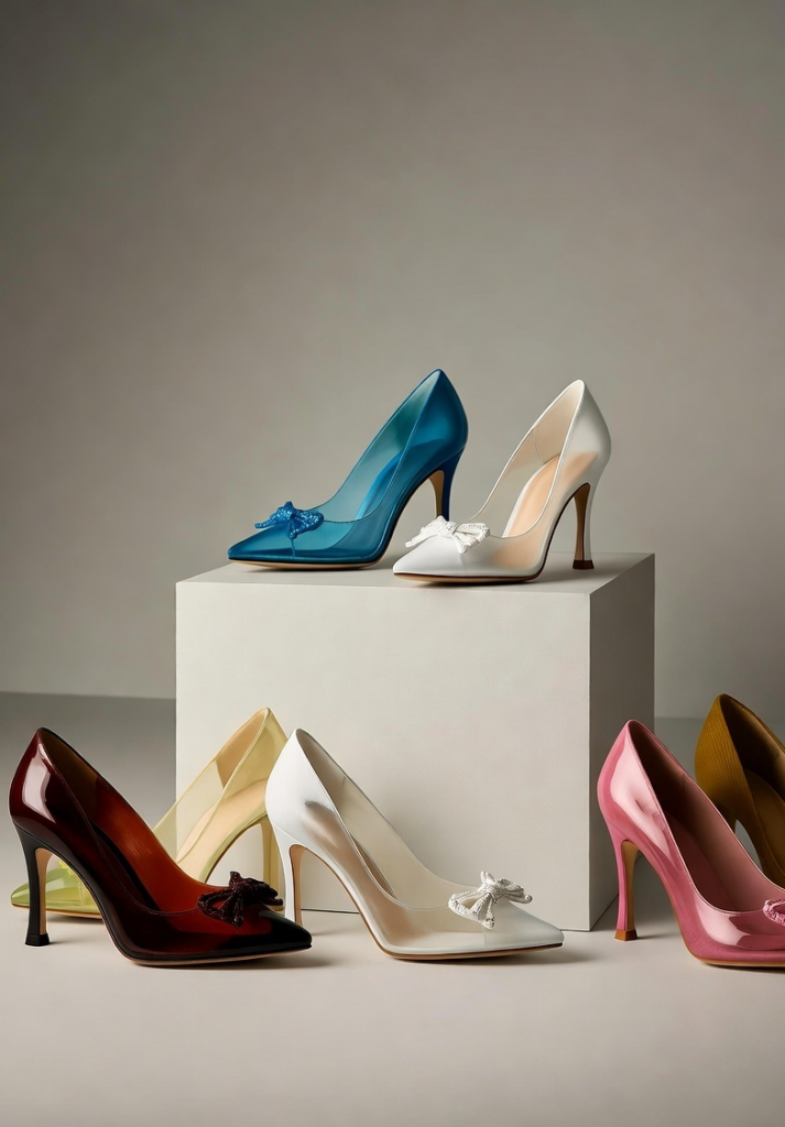 glass slippers heels