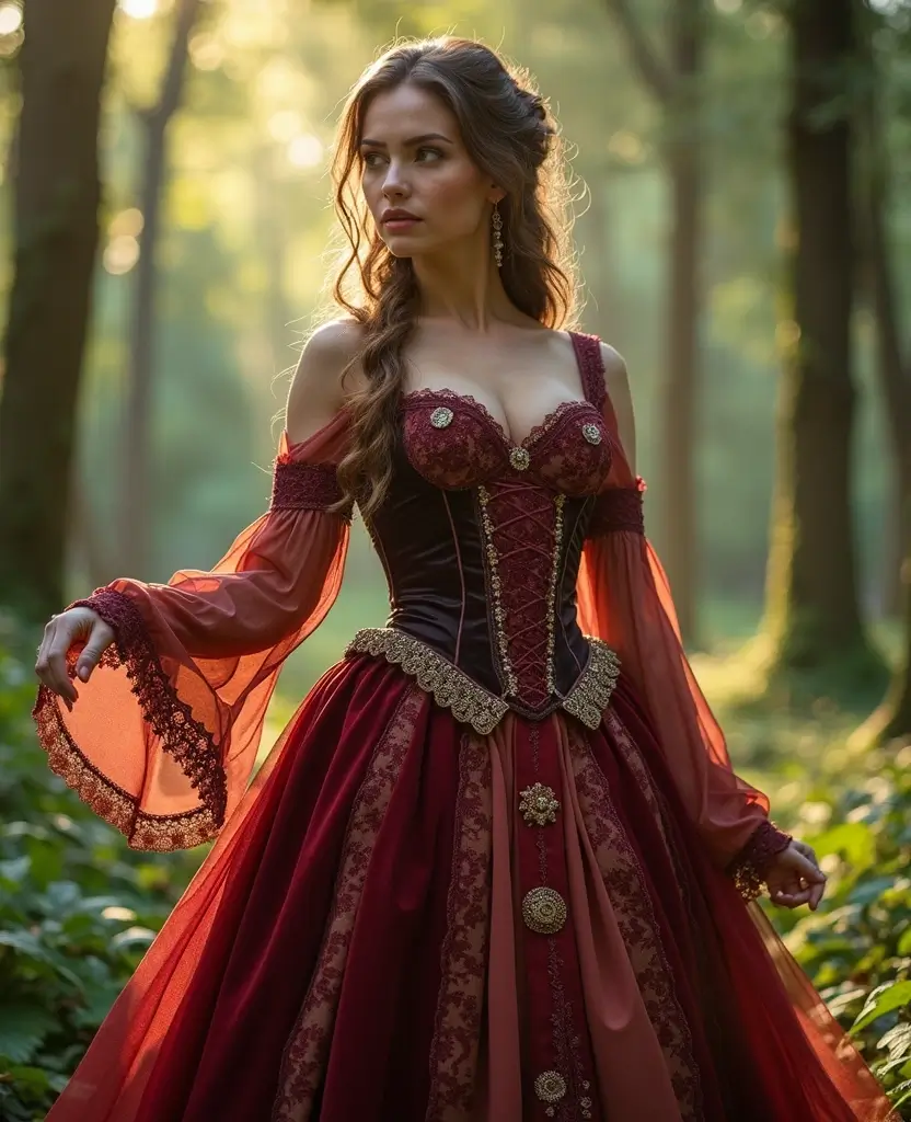 30 Very Charming Female Medievalcore Outfit Ideas That Will Leave You Breathless