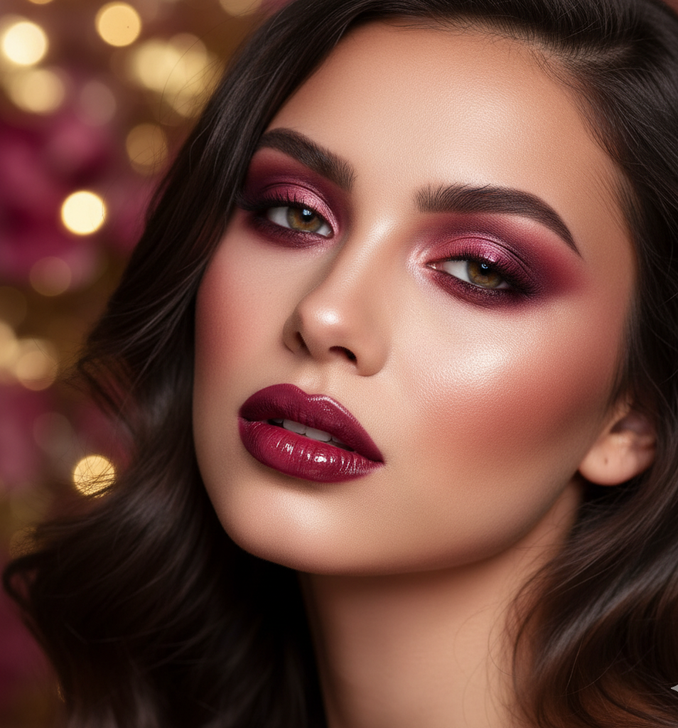 Emerald Elegance makeup