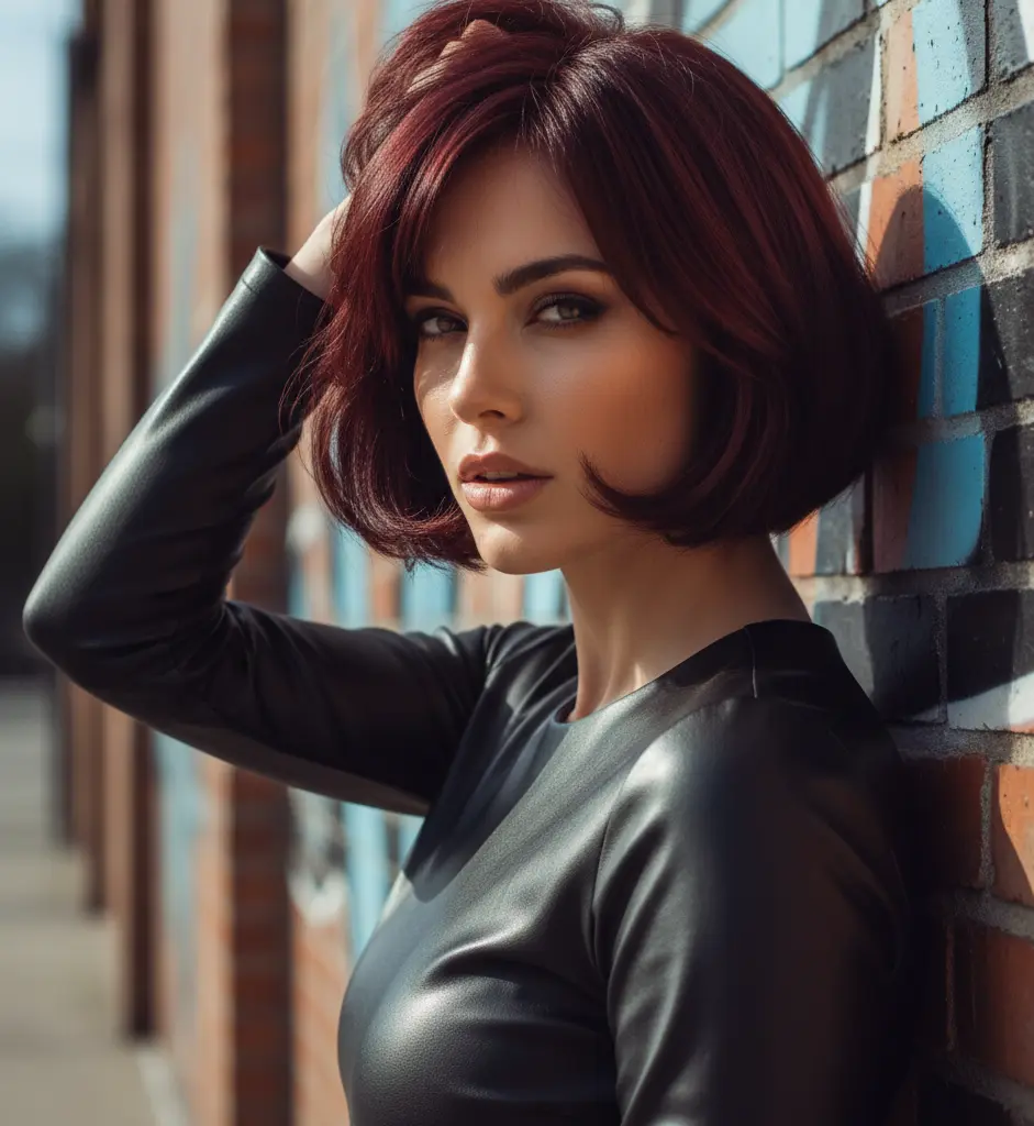 Cherry Cola Culottes Hairstyle