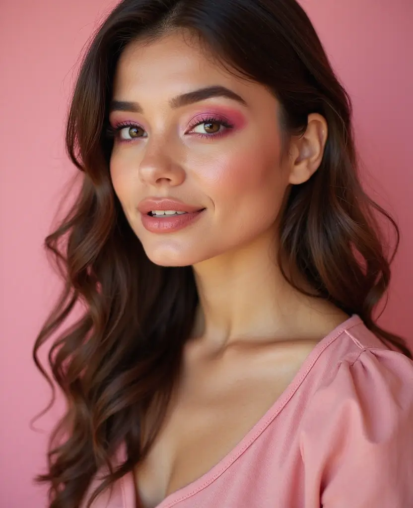 Raspberry Rush makeup