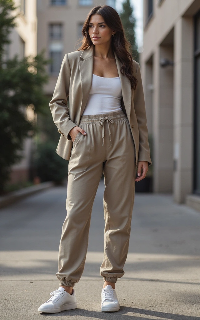 Sporty Chic: Tailored Joggers
