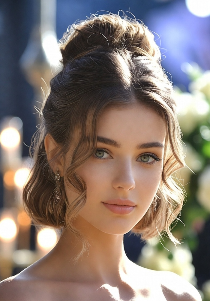 The Elegant Chignon Bob