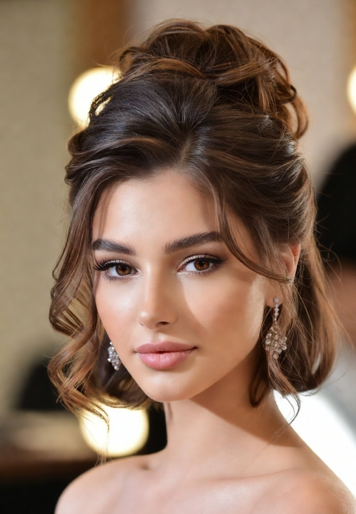 The Glamorous Updo Bob