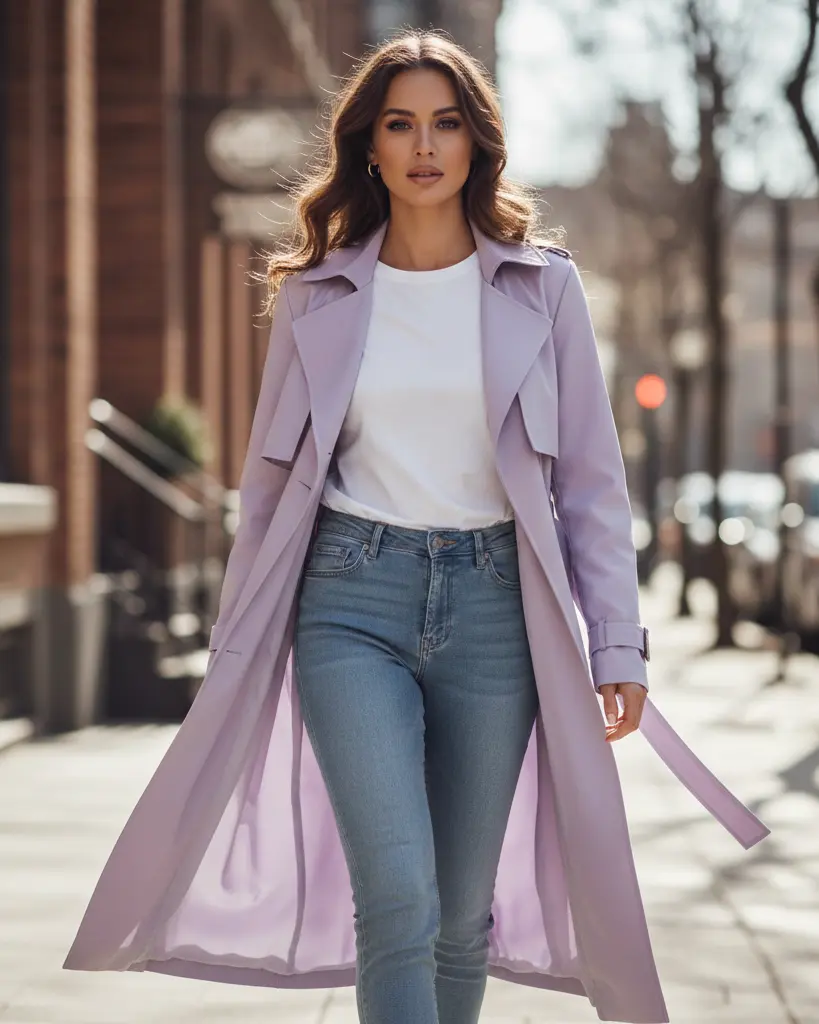 The Timeless Pastel Trench