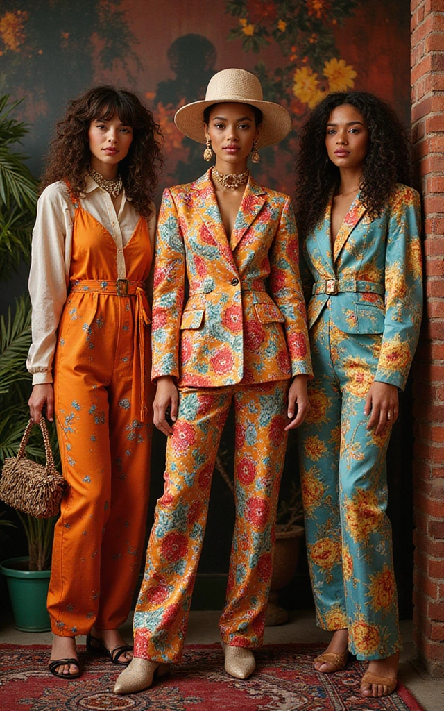 maximalist prints outfit