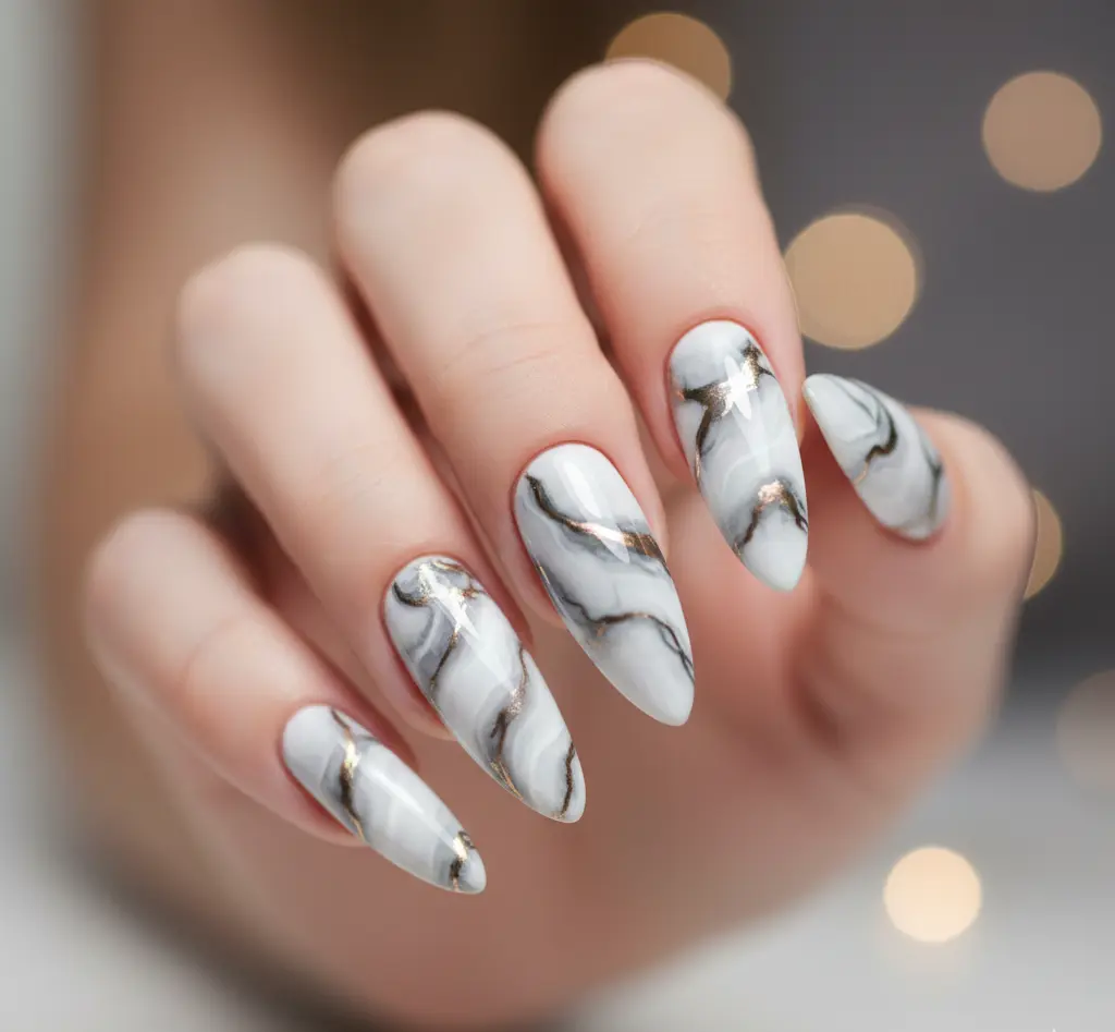 Marble Chrome Effect