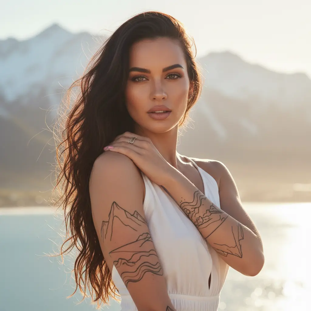 Stunning Line Art Landscapes