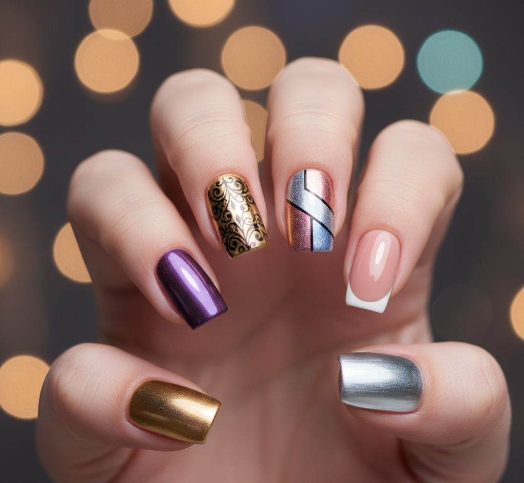 Stunning Mirror Chrome Nail Ideas