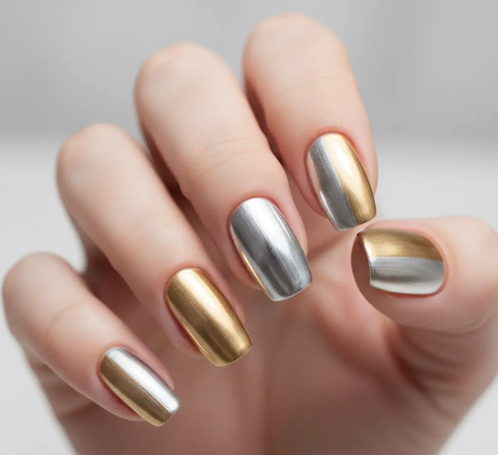 Two-Tone Chrome Elegance
