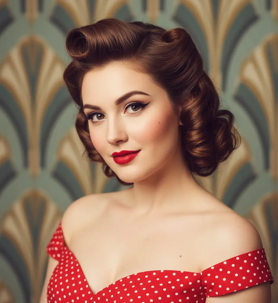Butterfly Curls with Pin-Up Inspiration