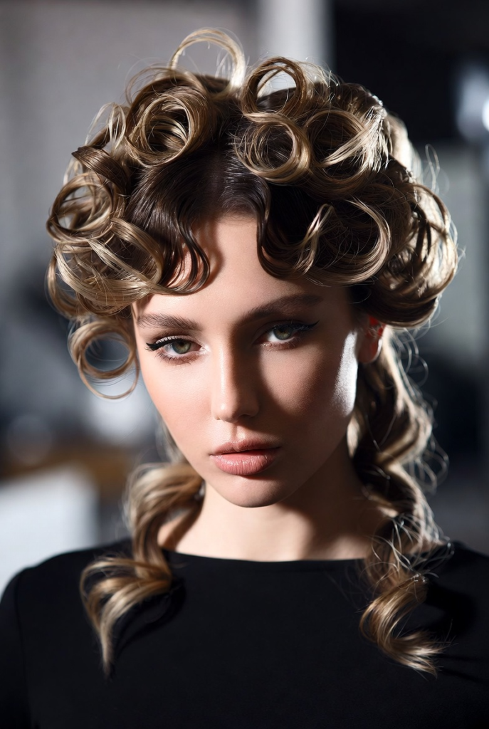 Butterfly Curls with a Modern Twist