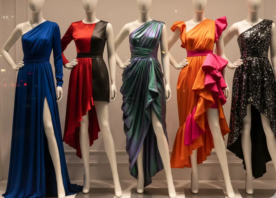 asymmetry dress