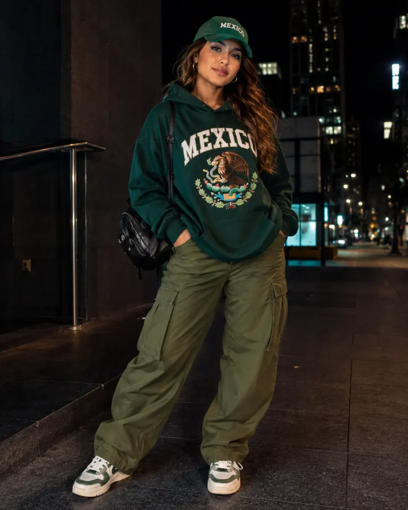 11. Streetwear-Inspired Mexico Hoodie Look