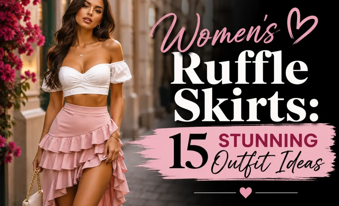 Women's Ruffle Skirts- 15 Stunning Outfit Ideas That Are Everywhere Right Now