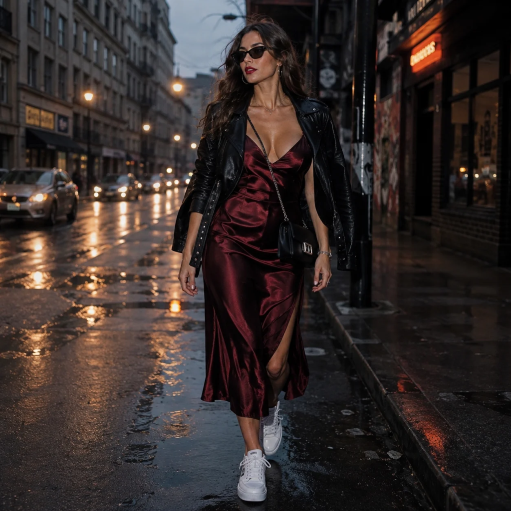 Satin Slip Dress